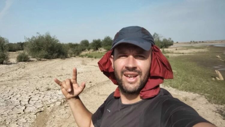 Александър при устието на река Тимок при вливането й в Дунав.