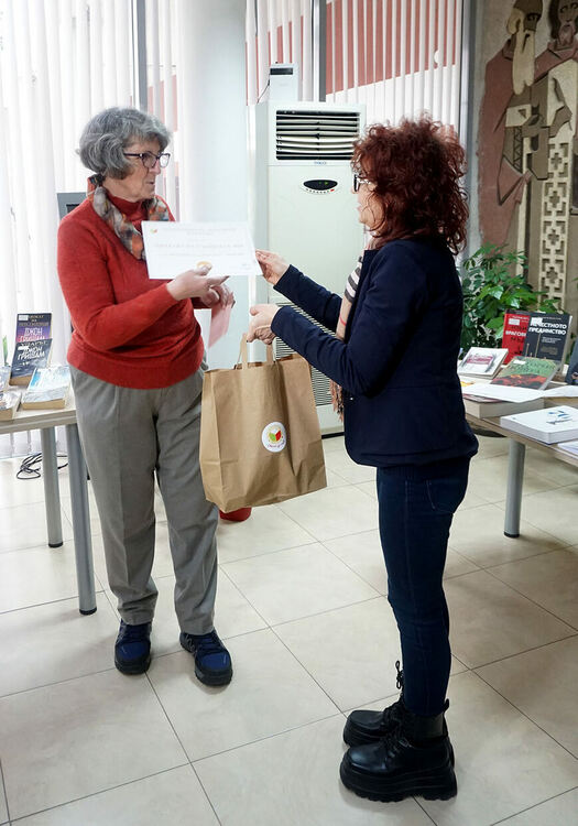 Градска библиотека връчи традиционните си награди „Читател на годината” в навечерието на 14 февруари