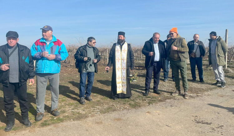 Зарязаха и благословиха лозята край Гарваново и Сусам