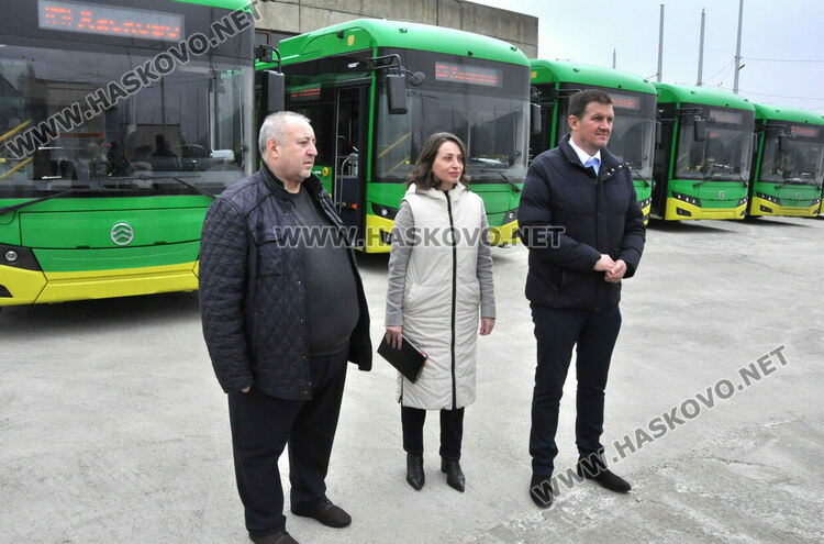 Нови 6 електрически автобуса тръгват скоро по линии 2,3 и 5 в Хасково