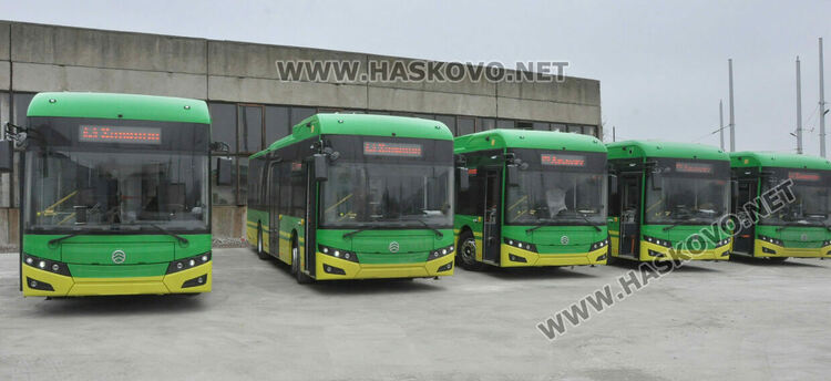 Нови 6 електрически автобуса тръгват скоро по линии 2,3 и 5 в Хасково