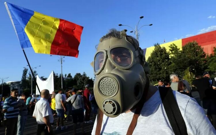 Протест в Румъния