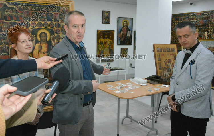 Хасково получи уникална йерусалимия и други артефакти, спасени от Агенция „Митници“  