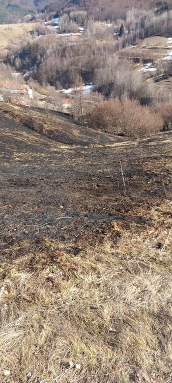 Потушен е пожарът в с. Катраница, една от къщите е леко засегната, но няма пострадали хора