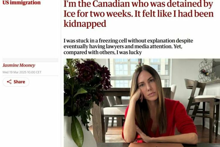 2 седмици влачат канадска актриса по затворите в САЩ