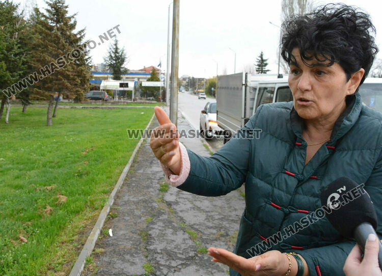 Посипана едра сол в градинка в „Бадема“ смути хасковлии 