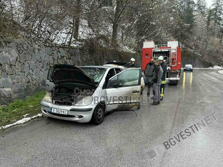  40-годишен мъж от Рудозем падна с колата си в реката,  в Смолян автомобил се подпали в движение