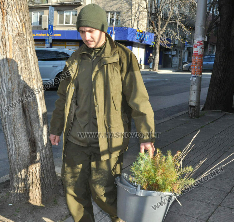 Горското стопанство раздаде 370 дръвчета за залесяване на паркове и градинки в Хасково