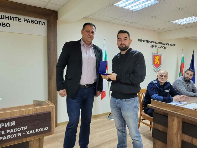 Почетни медали „България в Шенген“ за 8 служители от МВР – Хасково