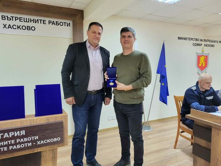 Почетни медали „България в Шенген“ за 8 служители от МВР – Хасково