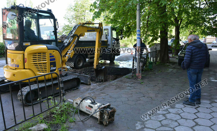 Авария остави част от Хасково без вода