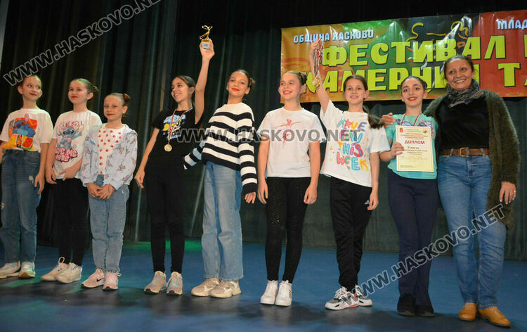 НУМСИ-Бургас получи Купата на кмета на Хасково от Националния фестивал на камерния танц