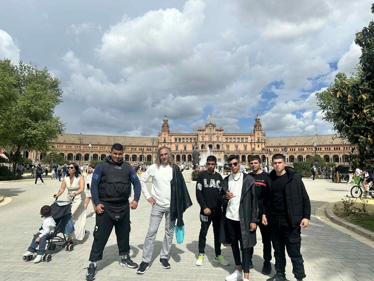 Ученици от Автото на практика в Испания