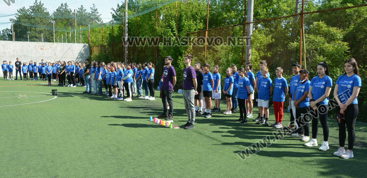 100 деца се включиха в спортен празник срещу зависимостите, организиран от Ротари клуб Хасково-Аида
