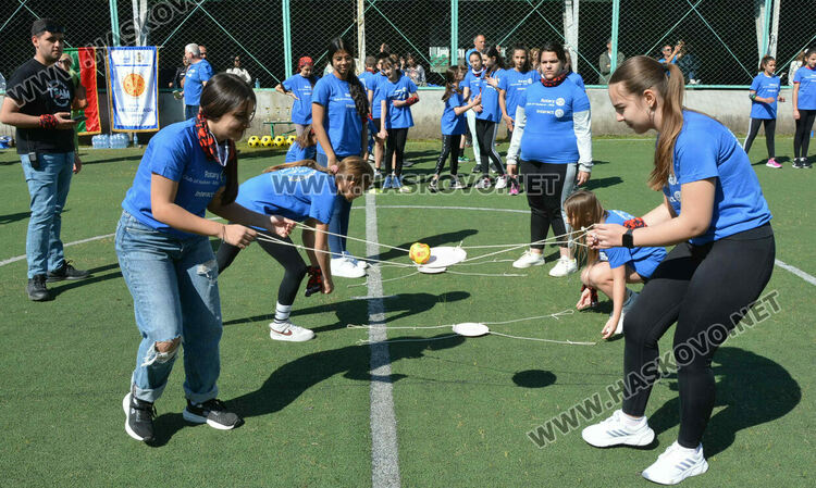 100 деца се включиха в спортен празник срещу зависимостите, организиран от Ротари клуб Хасково-Аида
