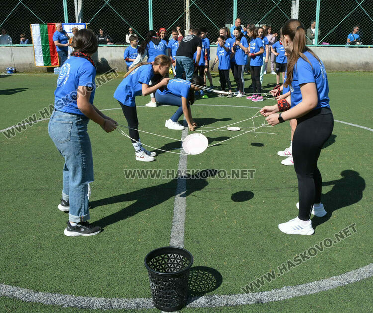100 деца се включиха в спортен празник срещу зависимостите, организиран от Ротари клуб Хасково-Аида