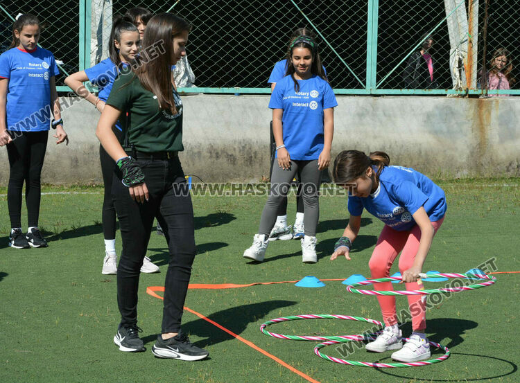 100 деца се включиха в спортен празник срещу зависимостите, организиран от Ротари клуб Хасково-Аида