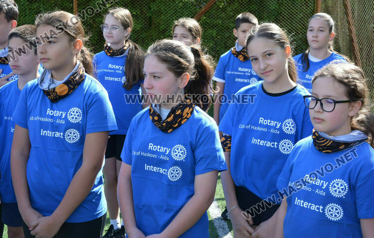 100 деца се включиха в спортен празник срещу зависимостите, организиран от Ротари клуб Хасково-Аида