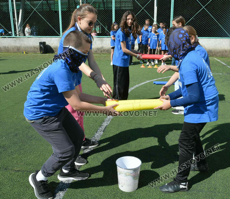 100 деца се включиха в спортен празник срещу зависимостите, организиран от Ротари клуб Хасково-Аида