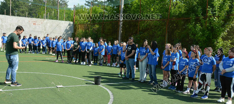 100 деца се включиха в спортен празник срещу зависимостите, организиран от Ротари клуб Хасково-Аида