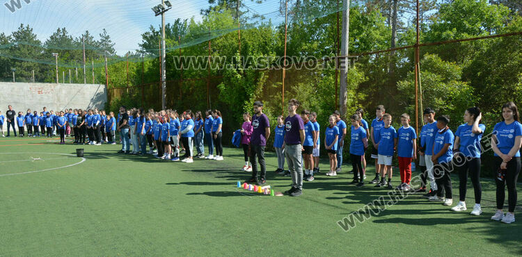 100 деца се включиха в спортен празник срещу зависимостите, организиран от Ротари клуб Хасково-Аида