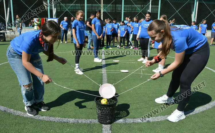 100 деца се включиха в спортен празник срещу зависимостите, организиран от Ротари клуб Хасково-Аида