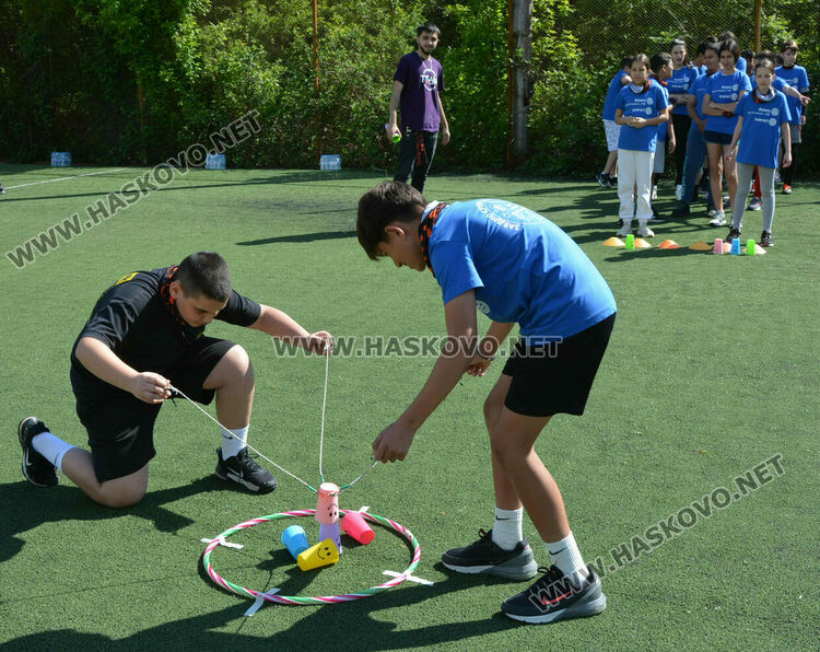 100 деца се включиха в спортен празник срещу зависимостите, организиран от Ротари клуб Хасково-Аида