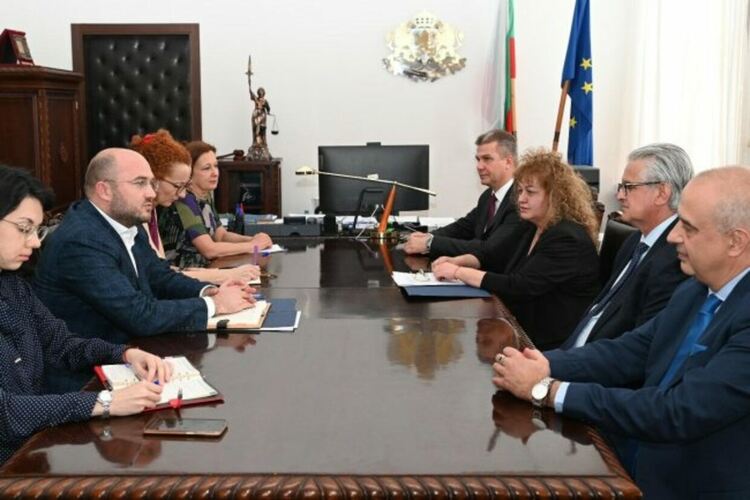 Кадър от срещата с участието на министър Георги Георгиев. Снимка: Министерство на правосъдието