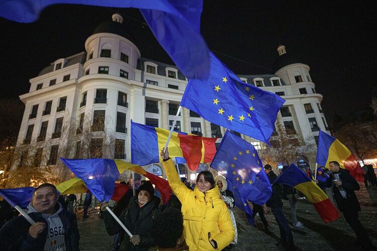 Проевропейски митинг в Румъния