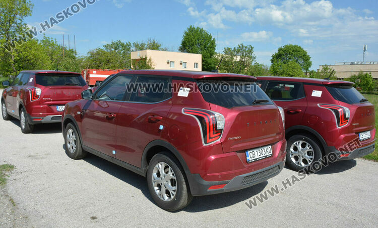 Пожарната в Хасково получи 4 нови автомобила