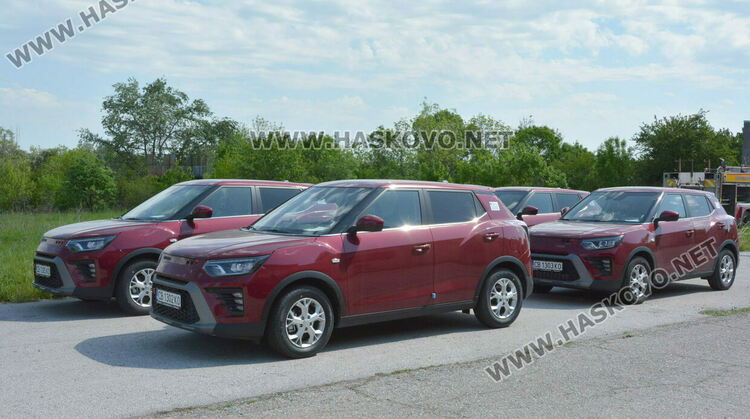 Пожарната в Хасково получи 4 нови автомобила