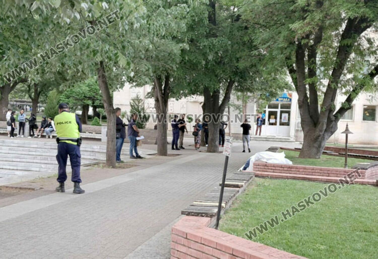 Починалият вчера в центъра на Хасково е бил пребит, задържаха заподозрян за убийството му