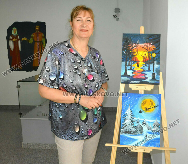 Известеният педагог и спортен деятел Силвия Тенчева откри първа самостоятелна изложба