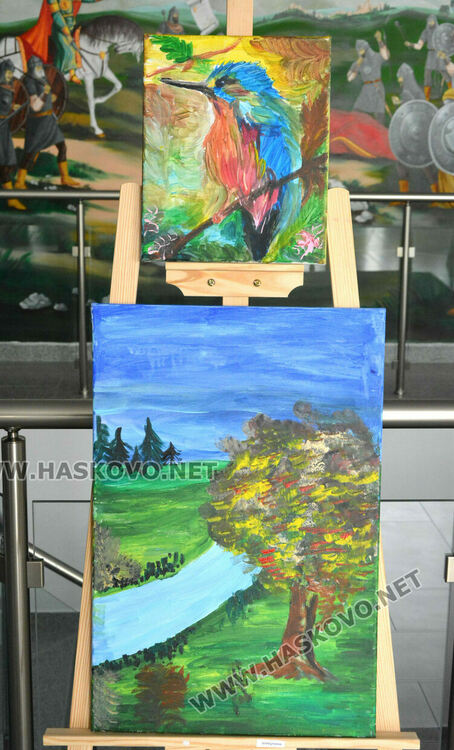 Известеният педагог и спортен деятел Силвия Тенчева откри първа самостоятелна изложба