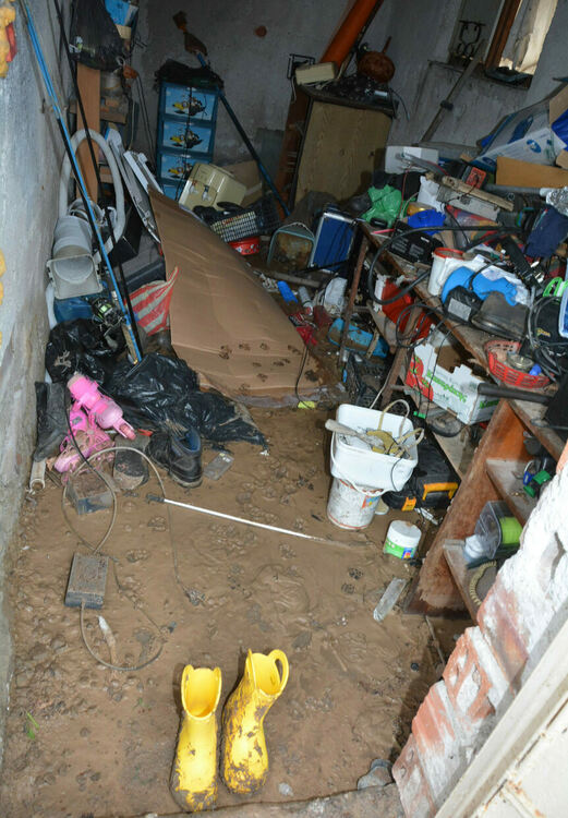 Дъждът наводни къща в село Стойково