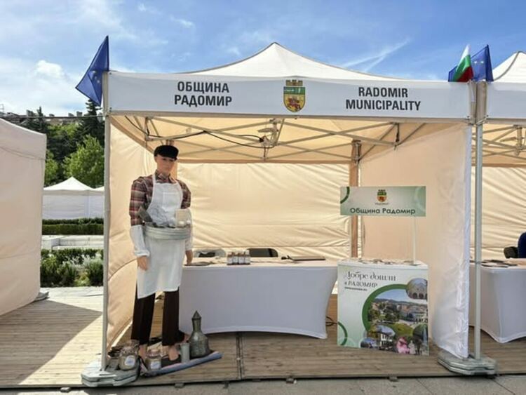 Община Радомир е сред 14-те  участва в „Изложението на общините“ на фестивала Sofia spring fest 2025