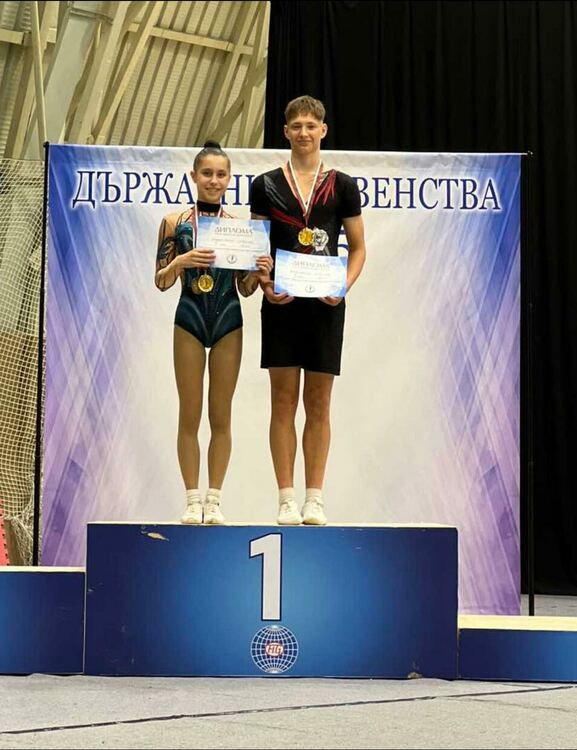 Страхотно представяне на „Мега спорт“ на Държавното лично първенство по аеробика „Клас А“