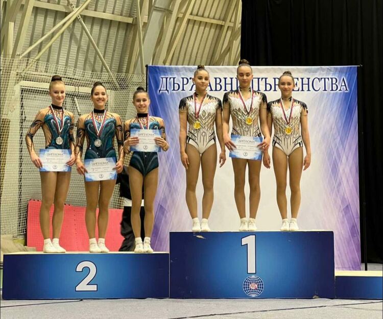 Страхотно представяне на „Мега спорт“ на Държавното лично първенство по аеробика „Клас А“