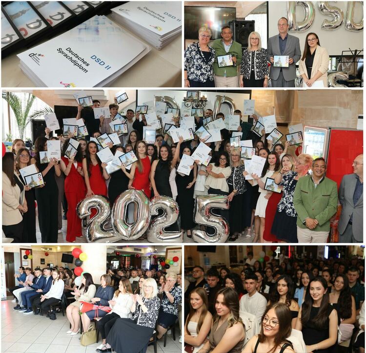 43-ма зрелостници от Езиковата гимназия получиха немски езикови дипломи