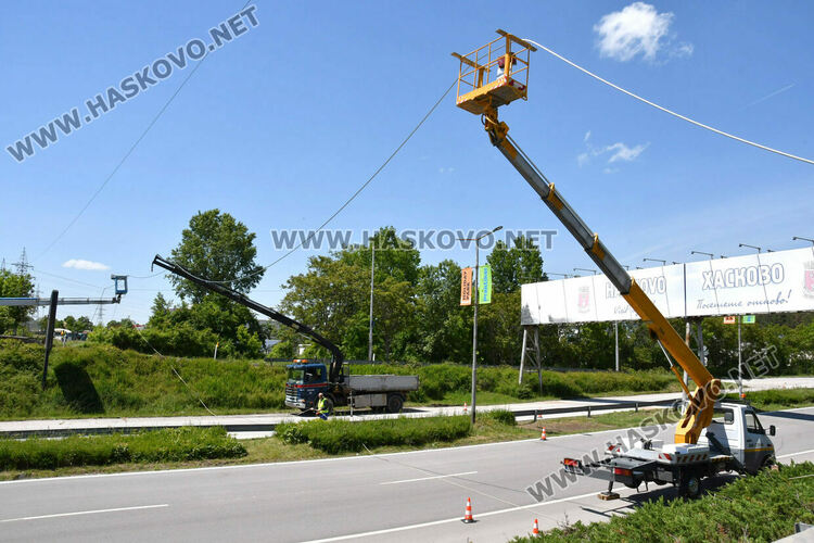 Временни спирания на движението на детелината в „Орфей“ заради подмяна на проводник