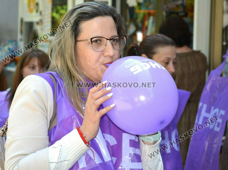 Библиотекарите в Хасково се включиха в националния протест на КНСБ 