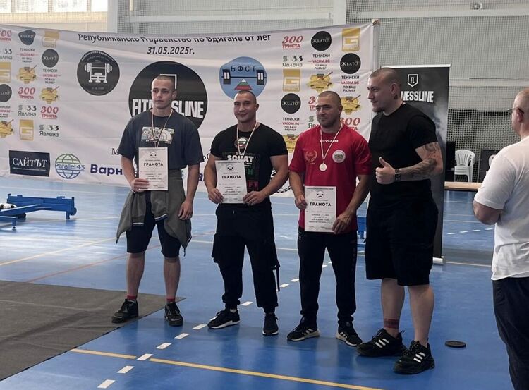 Хасковлия е шампион на първенството по вдигане от лег