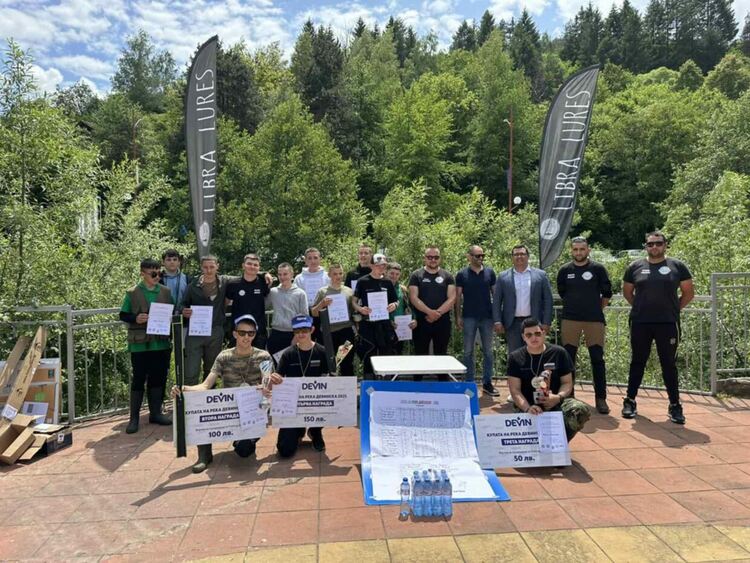 Башков, Вълчинов и Панайотов в Топ 3 по улов на пъстърва за Купата на река Девинска