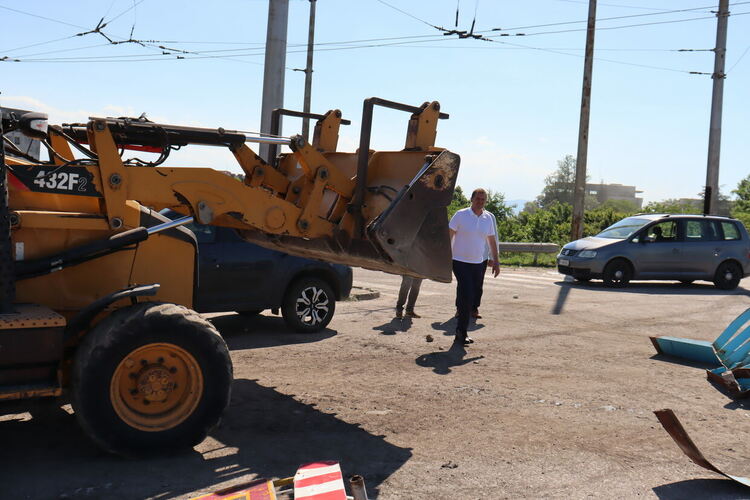 Ремонтът на пътен възел „Орфей“ набира скорост 