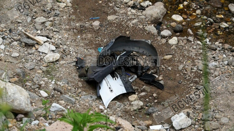 останки от катастрофата 