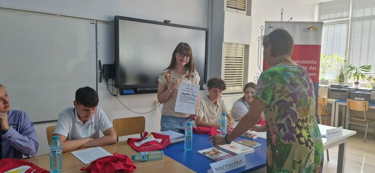 Първо място за Магдалена Димова от Езиковата в националния финал на състезание по немски език 