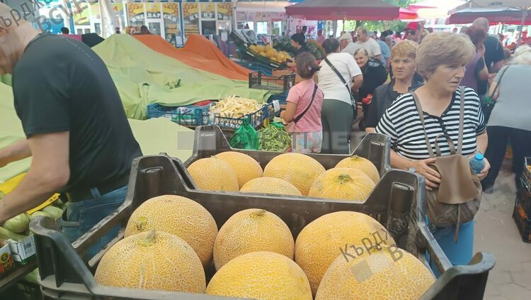 Гръцките пъпеши са хит на Пазара на производителите в Кърджали,цената им без конкуренция при плодовете