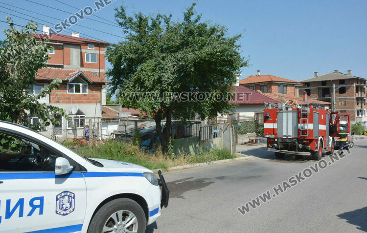 Готварска печка предизвика пожар на ул. „Казанлък“ в Хасково