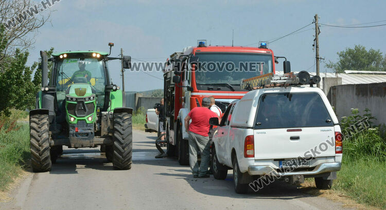 Пожар избухна в стопанска постройка с около 70 крави и телета