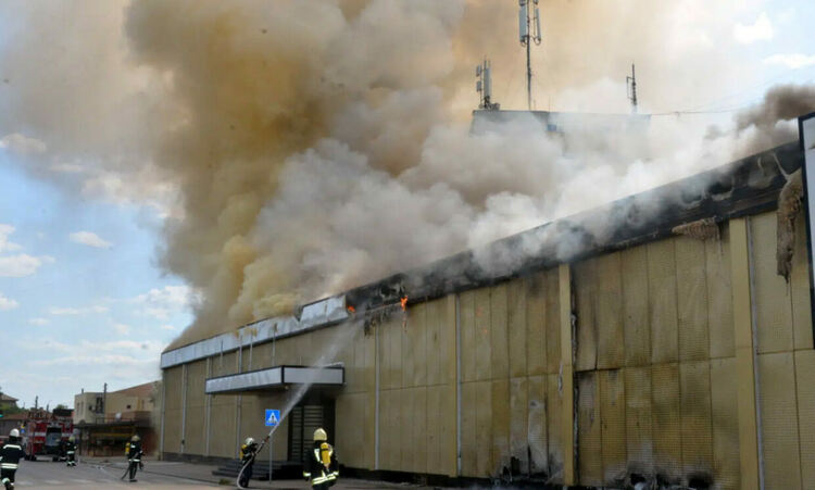 Пожар в казино в Свиленград